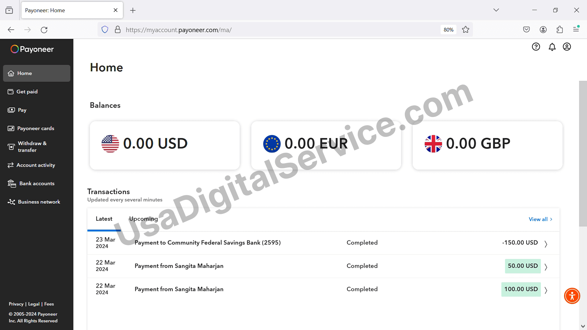 Buy Verified Payoneer Account - Old Account